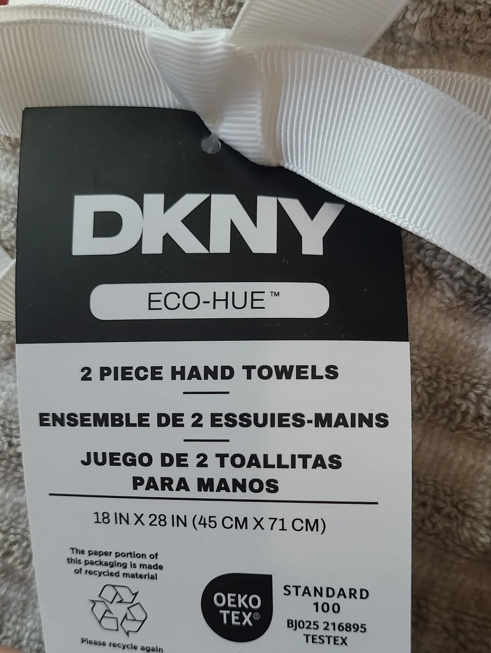 DKNY Piazza Ribbed Bath Towel Set